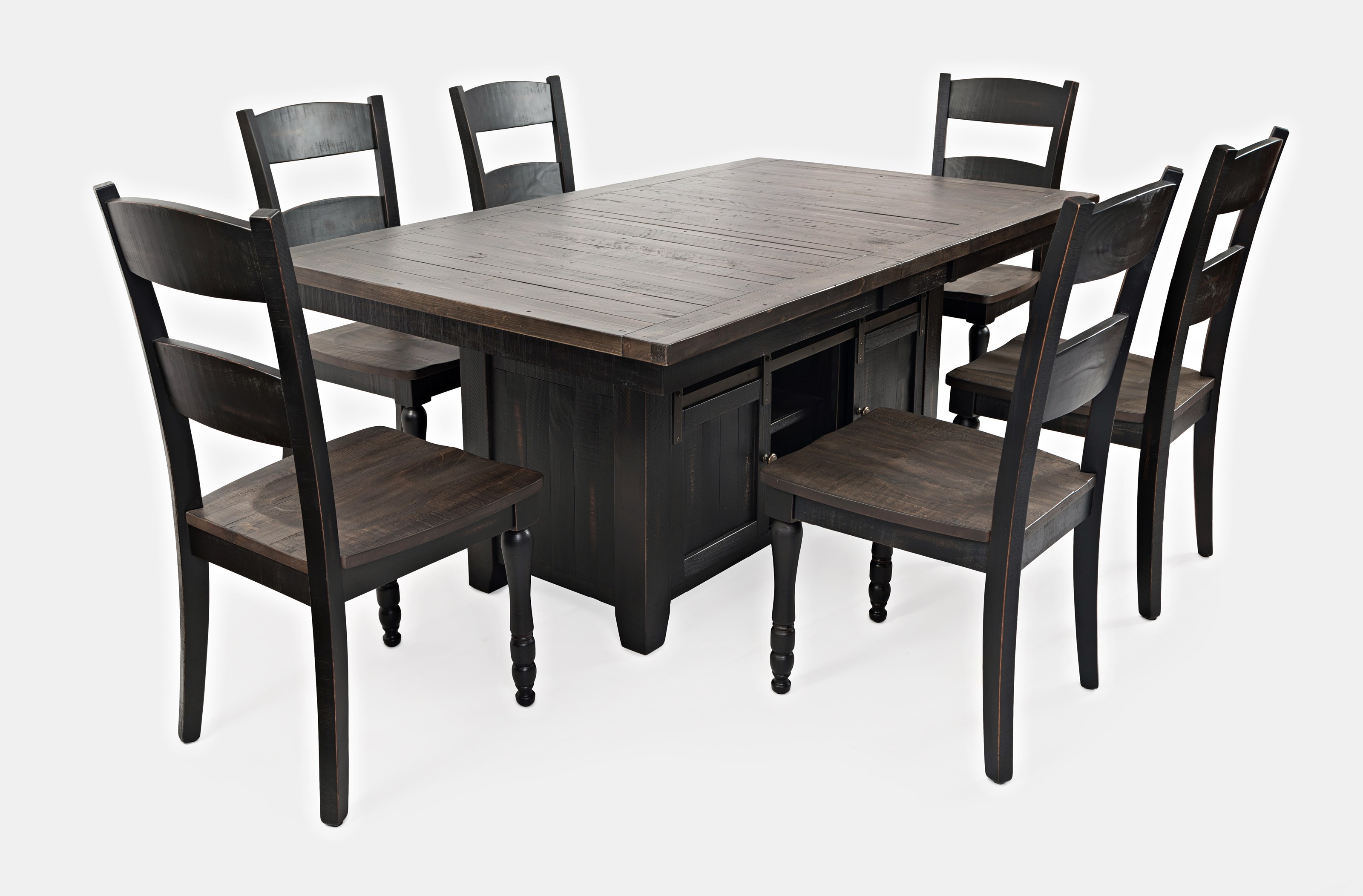 Madison county adjustable store height dining table